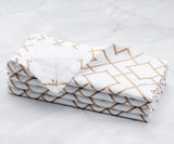 Printed Napkins - Metallic Gold Foil Napkins
