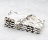 Custom Print Metallic Cotton Napkins - Customized Napkins