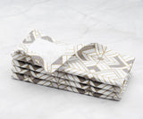 Printed Napkins - Metallic Gold Foil Napkins