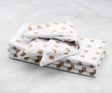 Printed Napkins - Metallic Gold Foil Napkins