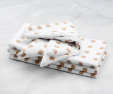 Custom Print Metallic Cotton Napkins - Customized Napkins