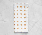Printed Napkins - Metallic Gold Foil Napkins