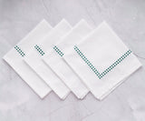 White Dinner Napkins - Pearl Napkins