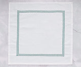 Green Cloth Napkins - Pearls Napkins