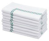 Green Cloth Napkins - Pearls Napkins