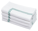 Green Cloth Napkins - Pearls Napkins