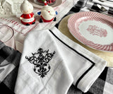 White Napkins - Embroidery Napkins