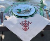 White Napkins - Embroidery Napkins
