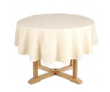 Cotton Round Tablecloth - Round Table Cover