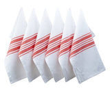 Restaurant Napkins - Set of 6 Bistro Napkins