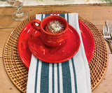 Restaurant Napkins - Set of 6 Bistro Napkins