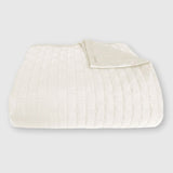 Bamboo Quilted Coverlet - Ivory