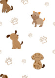 Cute Dog Paw Printed Canopy