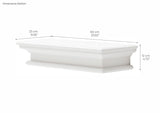 Halifax Floating Wall Shelf, Medium