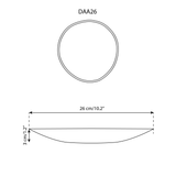 Stoneware Dinner Plate | Dadasi 10.2"