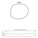 Stoneware Serving Platter | Round Dadasi