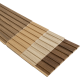 Flexible MDF Wall Panel - Textured Surface for Noise Reduction, Premium Finish, 0.22" Depth, 7.83" Width, 106.3'' Height, Easy Installation