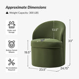 Ann Vanity Chair with Storage