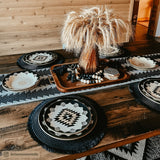 Chalet Aztec 19PC Dinnerware and Canister Set