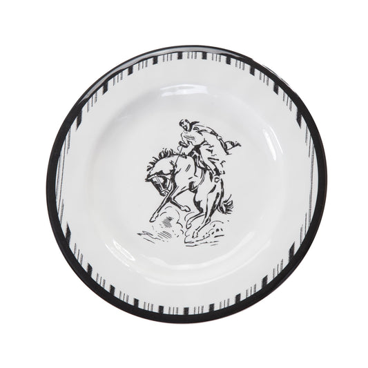 Ranch Life Melamine Dinner Plates, Set of 24