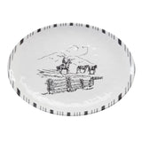 Ranch Life Melamine Serving Platters, Set of 12