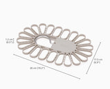Petal™ 22-piece Quick-grip Ecru Drying Hanger