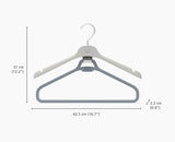 Orderly™ Set of 2 Ecru Long Garment Hangers