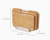 2-piece Bamboo Chopping Board & Knives set