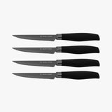 Titan Set of 4 Steak Knives - Black