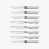 EcoCut 8 Piece Steak Knife Set, Grey