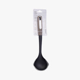 Silicone Scratch and Heat Resistance Edge Soup Ladle, Grey
