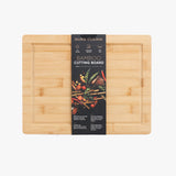 Bamboo Wood Cutting Board: Small – (11.8” x 9.05”) Durable, Eco-Friendly Chopping Board