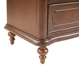 Bernhard Classic Wooden Dresser with Bowed Front & Antique Bronze Pulls
