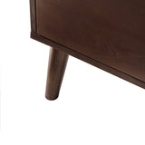 Haidee Mid-century Modern 3-Drawer Dresser with Built-in Charging Station & Flared Legs(Optional Types)