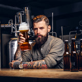The Wine Savant 2-Set, Dumbbell Beer & Whiskey Glasses, Giant Lifting Beers 26oz Glass