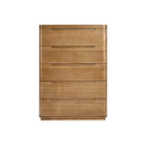Brandon Modern Natural Wood 5-Drawer Chest