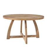 Sherry 54" Solid Wood Round Dining Table
