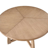 Sherry 54" Solid Wood Round Dining Table