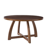 Sherry 54" Solid Wood Round Dining Table
