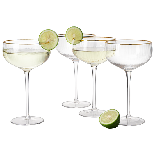 Coupe Cocktail Glasses 7 oz, Set of 4 Classic