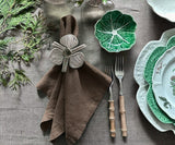 Plain Linen Napkins - Set of 4