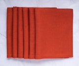 Cotton Placemats Set of 6 - Cloth Placemats
