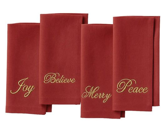 Holiday Sentiment napkins
