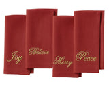 Holiday Sentiment napkins