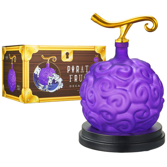 Fruit Whiskey & Wine Decanter, 34 OZ Anime Pirate Devil Colored Barware