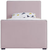 Dillard Velvet Upholstered Bed – Contemporary Elegance with Dark Espresso Legs for Stylish Bedrooms