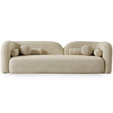 Donna Ivory Japandi Style Boucle Sofa