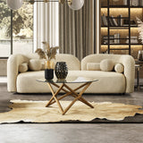 Donna Ivory Japandi Style Boucle Sofa