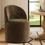 Doris Rolling Upholstered Dining Chair With Castors (Set of 2)