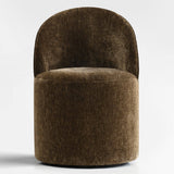 Doris Rolling Upholstered Dining Chair With Castors (Set of 6)